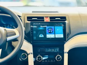 Toyota Rush Rental Dubai display screen